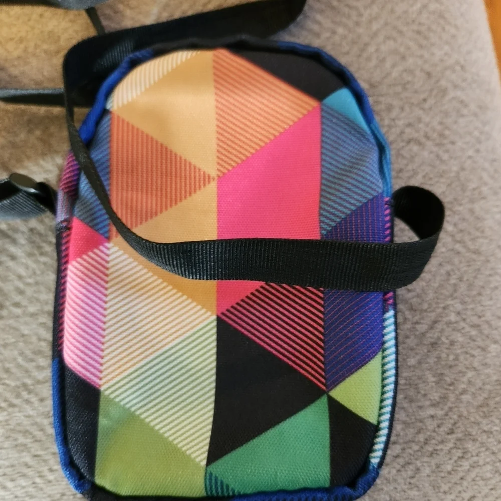JanSport Multicolor Geometric Sling Bag